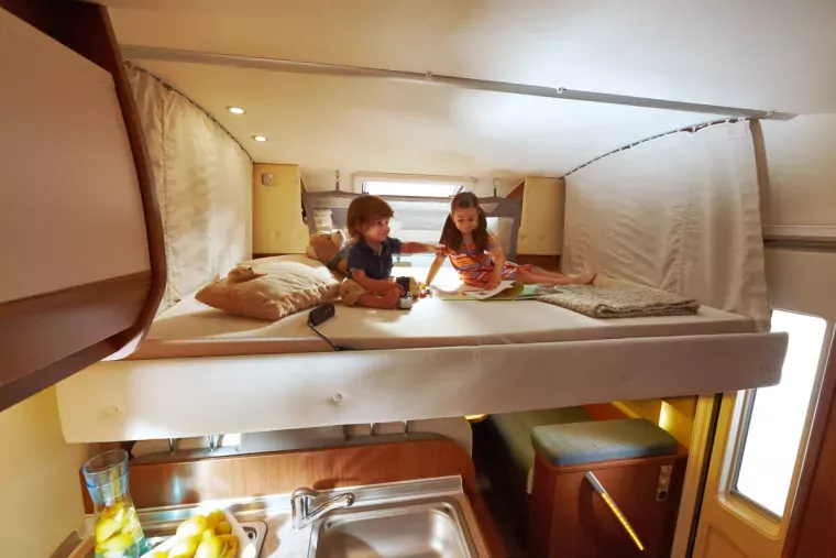 Hoeslaken Romano - Pop Up Bed 'LICHTGRIJS' - Sfeerbeeld 2